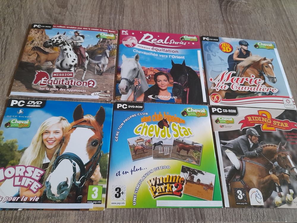 6 Jeux PC  Cheval Star  12 Tours (37)