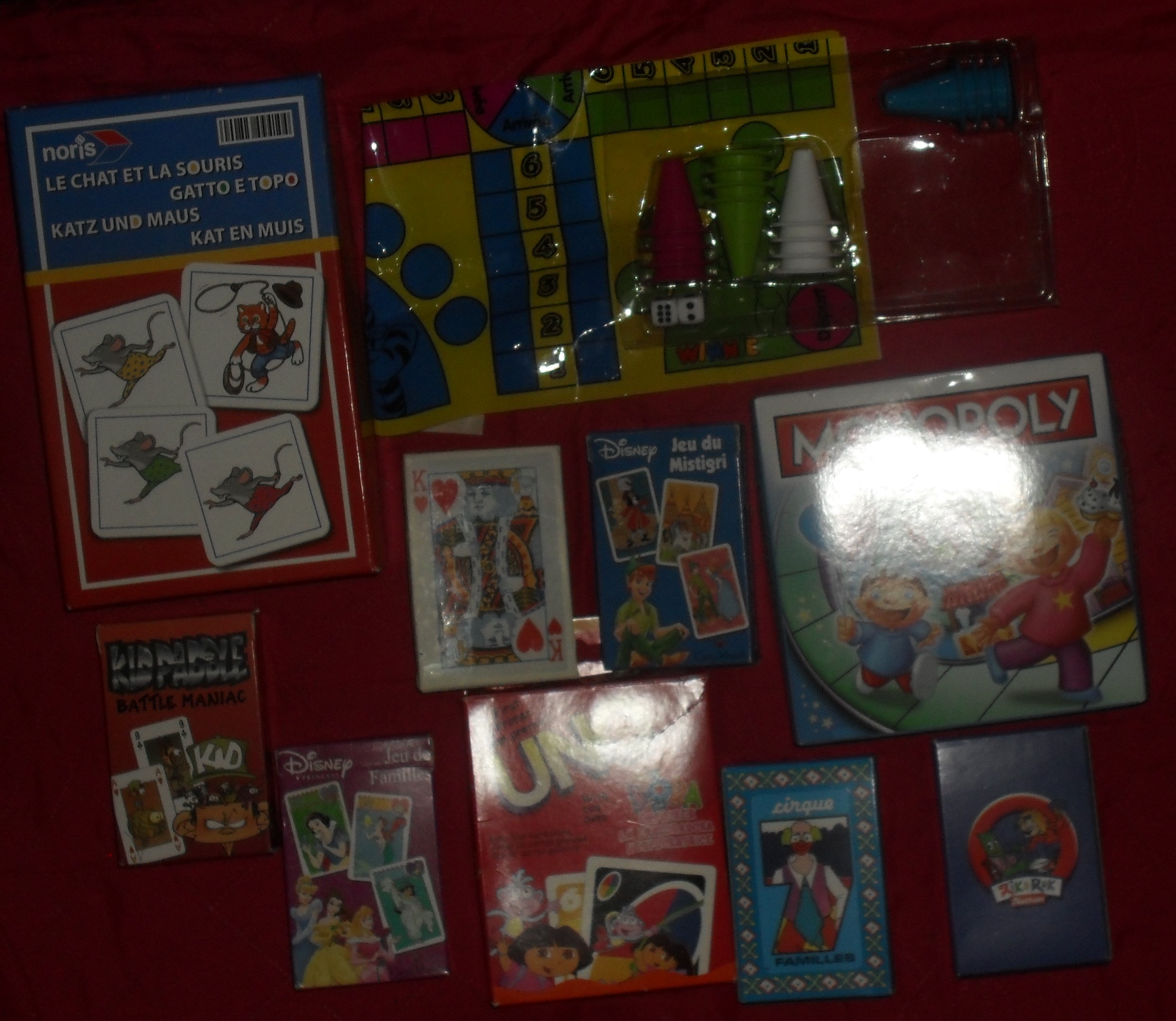 Lot de 10 Jeux complets avec les r�gles du Jeu pour Enfants. 25 Montreuil (93)