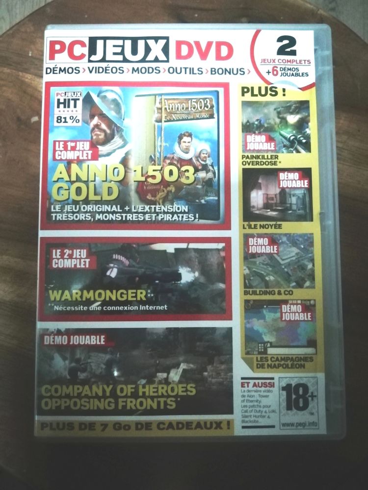 Pc Jeux Dvd 2 Jeux Complets (Anno 1503 GOLD et Warmonger)   6 D�mos Jouables 4 Le Plessis-Bouchard (95)