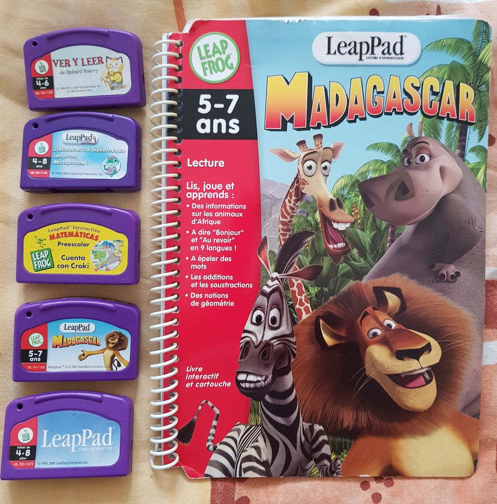 Jeux jouet leapad livre leapfrog console enfant 20 Paris 12 (75)