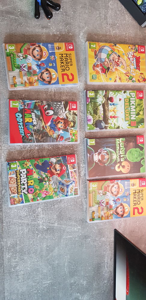7 jeux nintendo switch,. 150 Saint-Hilaire-de-Clisson (44)