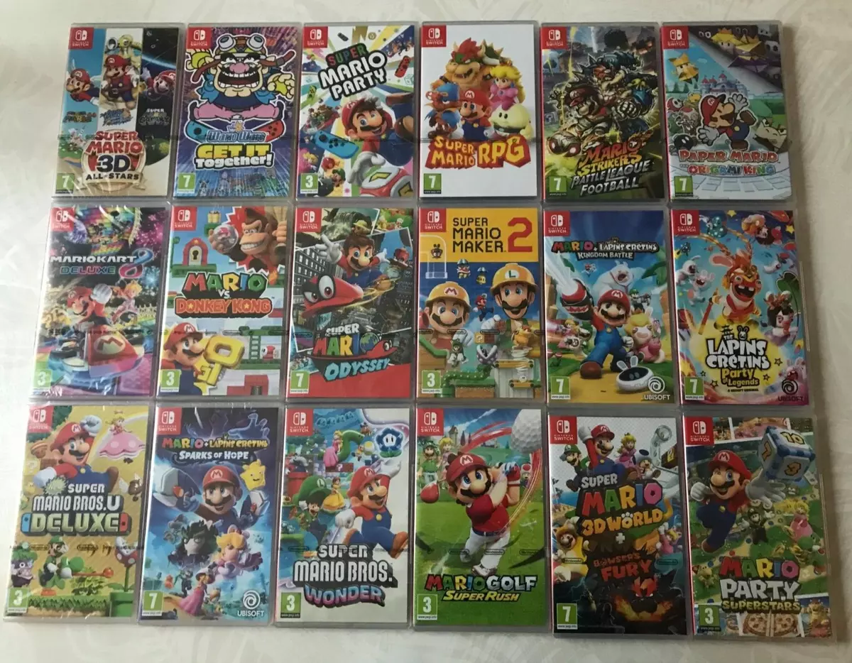 Lot 18 jeux Nintendo switch neuf 20 Paris 15 (75)