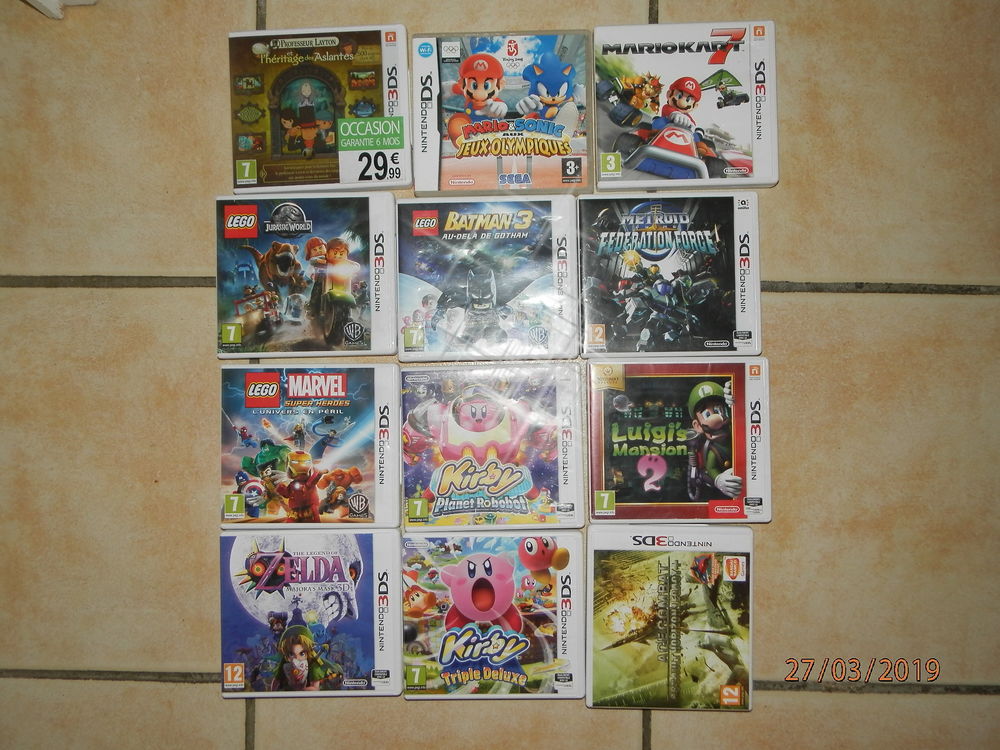 jeux pour Nintendo 3 DS XL 10 Nissan-lez-Enserune (34)