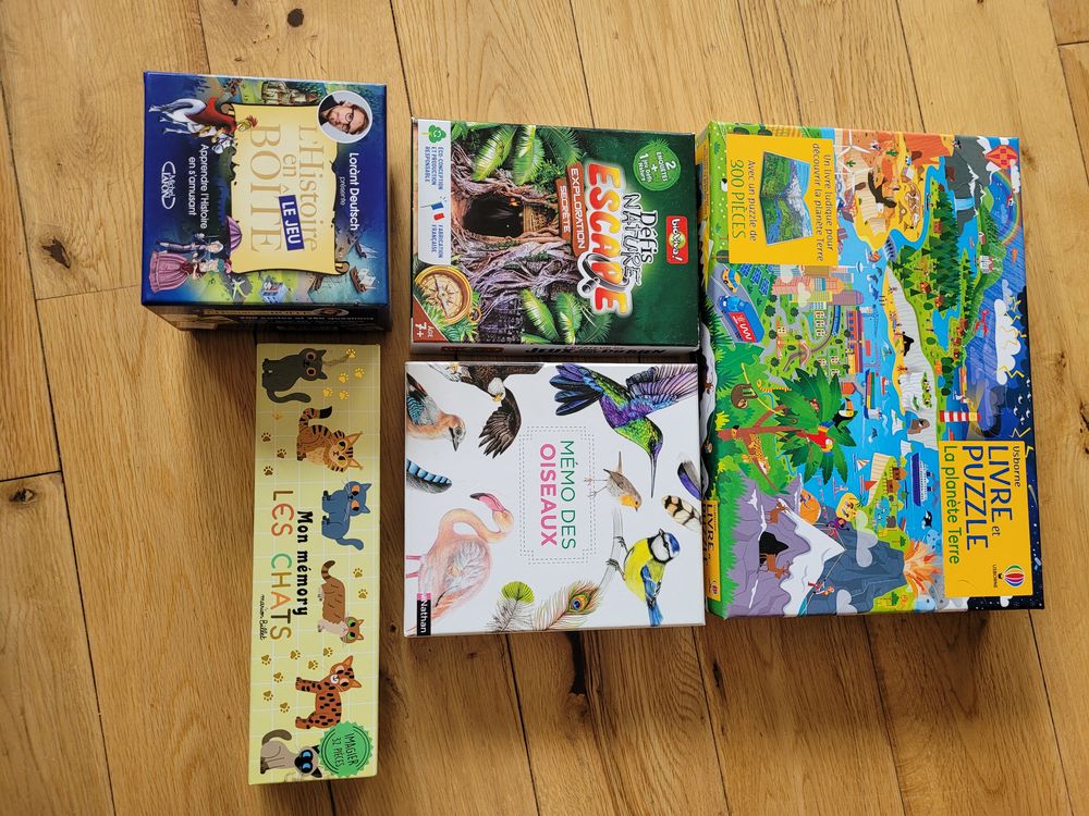 Jeux de soci�t� escape-game, memory, puzzle, quizz culturel 10 Paris 20 (75)