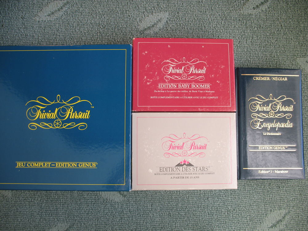 3 jeux Trivial Pursuit + Dictionnaire officiel 35 Antony (92)