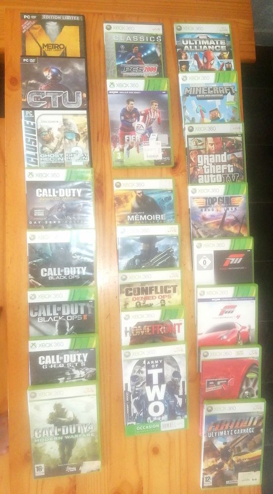 Jeux de xbox 360 bon �tat 0 Mondeville (14)