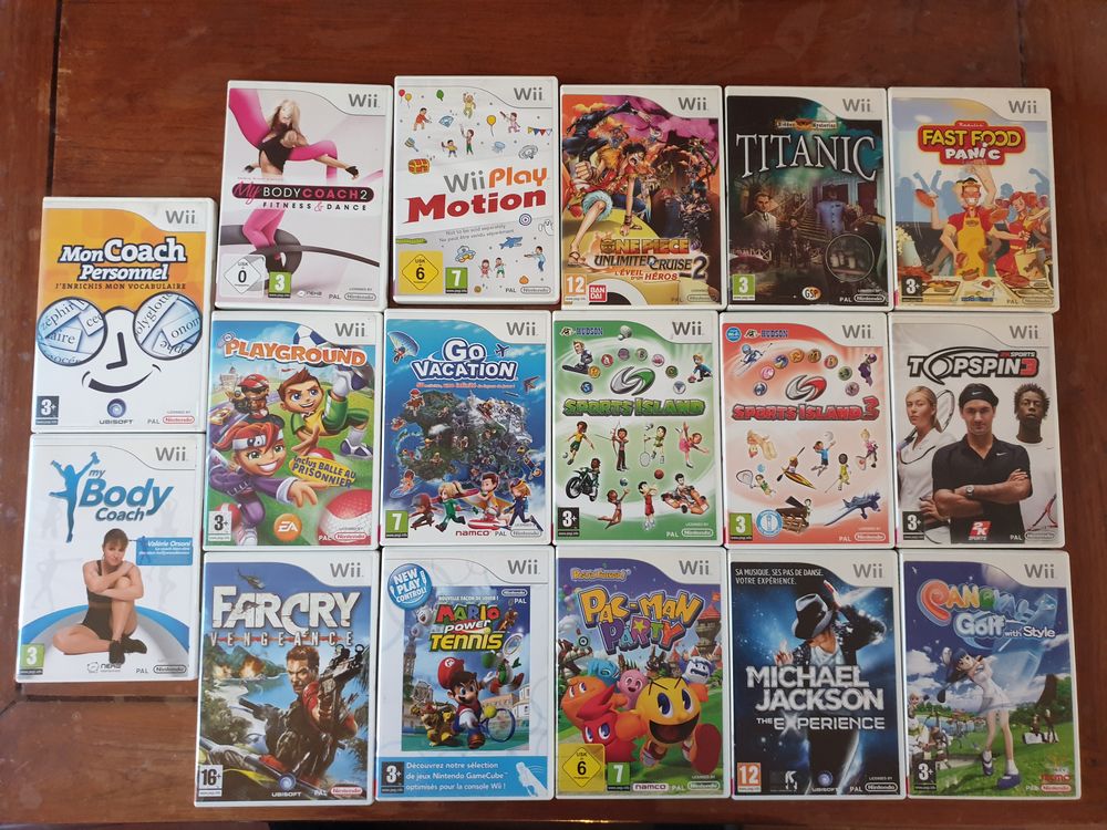 lot de 17 jeux wii 25 Bordeaux (33)