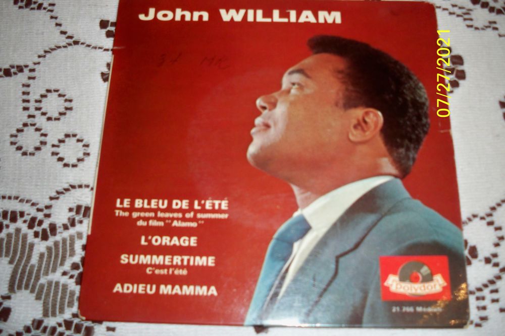 JOHN WILLIAM 45T     SUMMERTIME  10 Sucy-en-Brie (94)