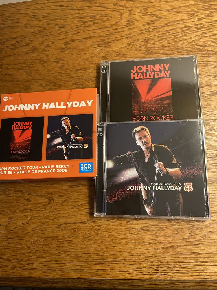 Johnny Hallyday coffret 4 CD 15 Auvers-Saint-Georges (91)