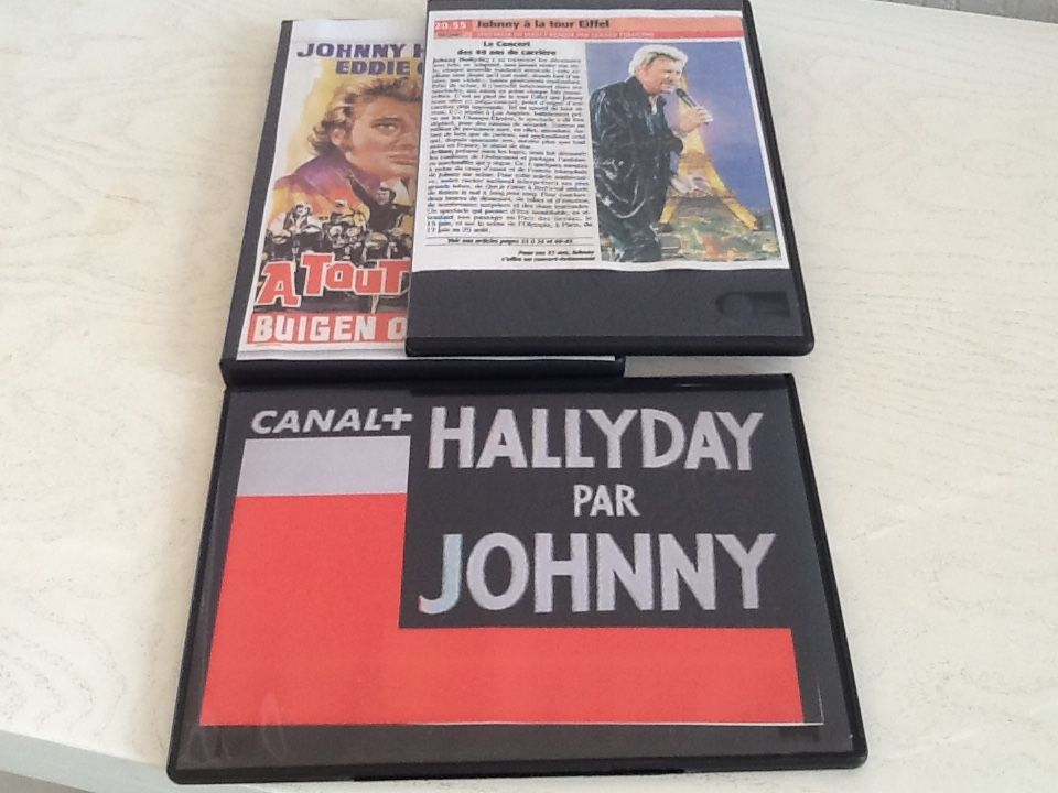 DVD Johnny HALLYDAY enregistr�s � la t�l� 6 Saint-Etienne (42)