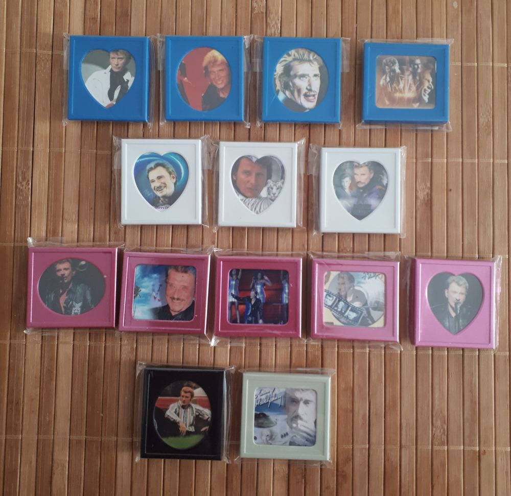 Johnny Hallyday  - Magnets cadre rares 5 Villemomble (93)