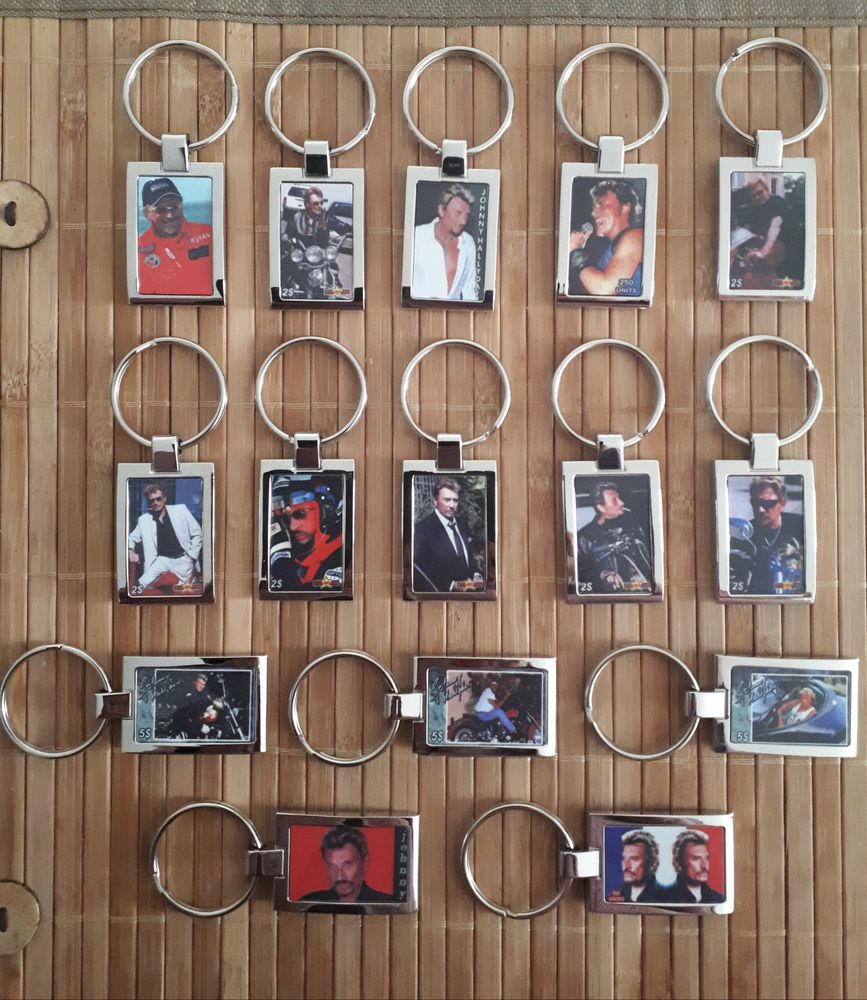 Johnny Hallyday  - Rares porte-cl�s - 10 euros pi�ce 10 Villemomble (93)