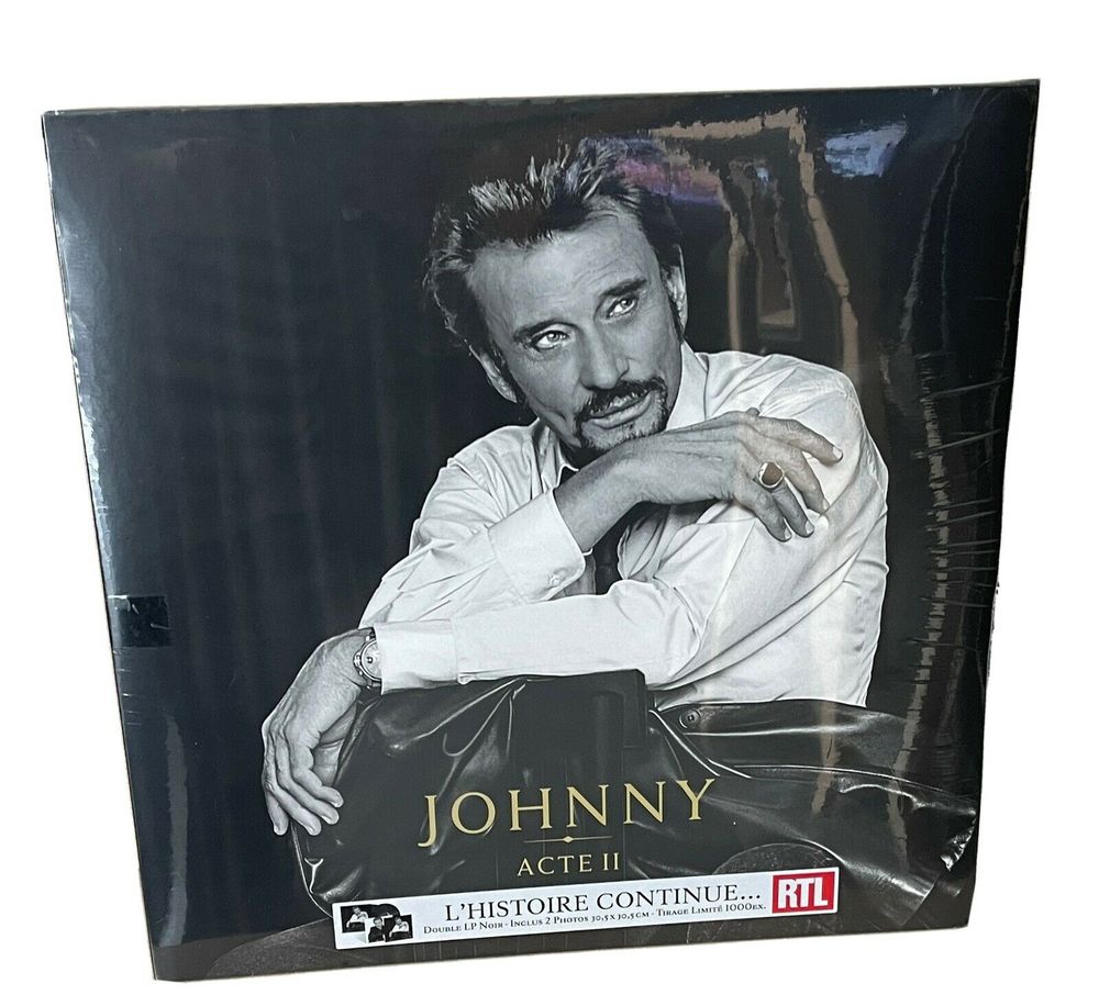 JOHNNY HALLYDAY   VINYL    acte 2 neuf 30 Villeneuve-sur-Yonne (89)
