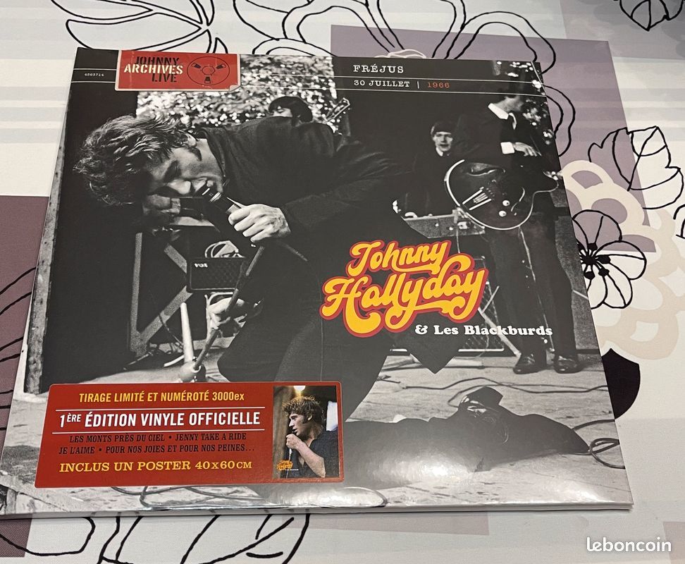 Johnny HALLYDAY  
Vinyle FREJUS 66 20 Villeneuve-sur-Yonne (89)