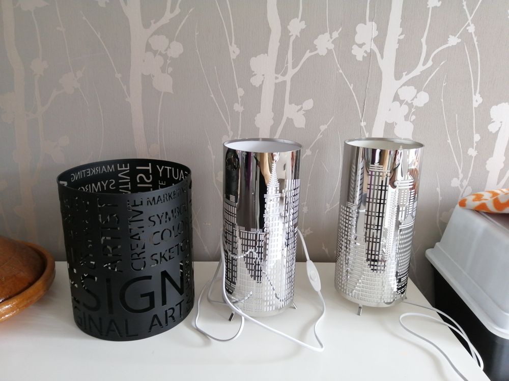 Joli ensemble de 2 liminaires New York 15 Vernon (27)