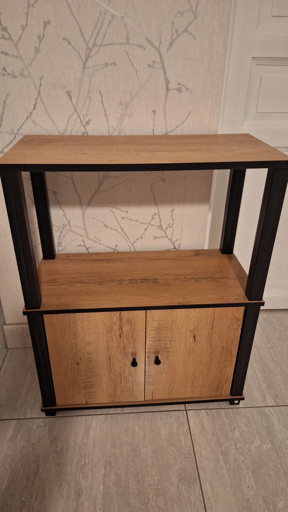 Joli meuble de rangement contemporain bois et noir 35 Sanary-sur-Mer (83)