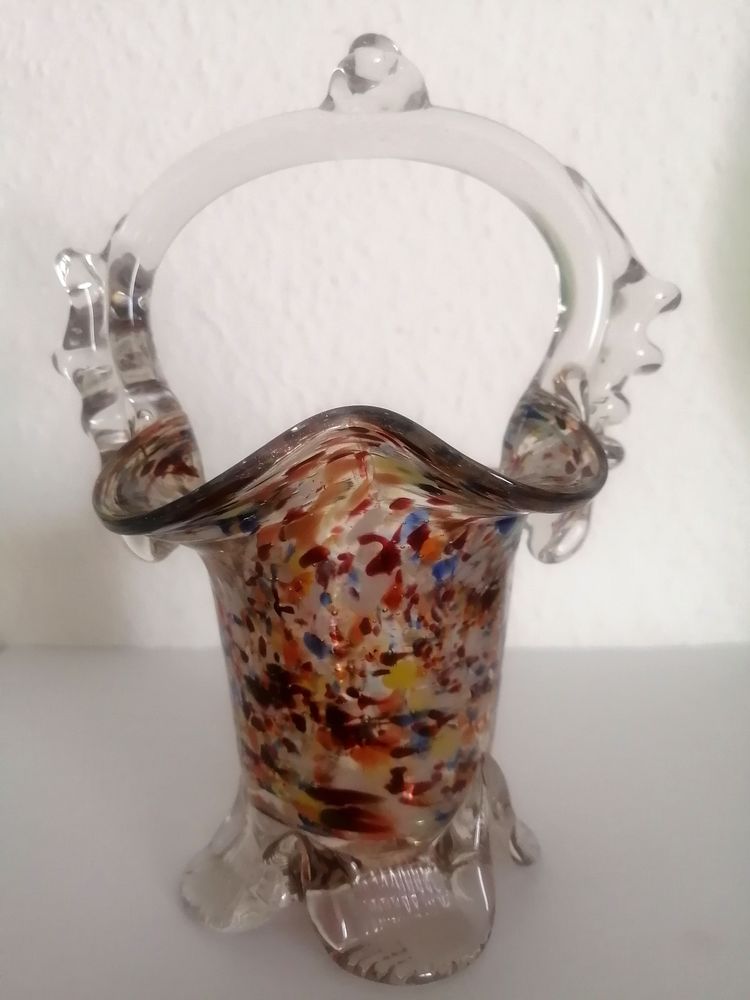 Joli(e) petit(e) panier / coupe en verre de Murano 32 Habsheim (68)