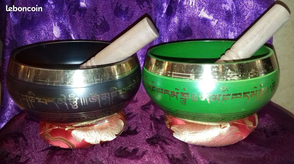 JOLIS BOLS CHANTANTS TIBETAINS NEUFS 110 Cize (39)