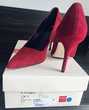 jolis escarpins Rouge Nubuk 38 Neuf Hogl (valeur159 Chaussures
