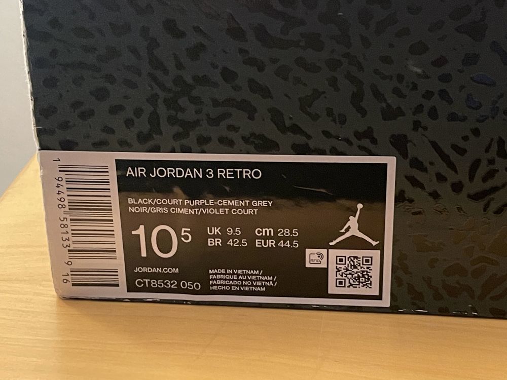 Air Jordan 3 pointure 44,5 300 Cergy (95)