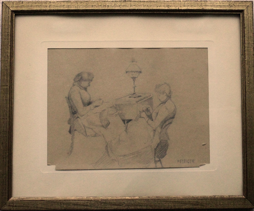 JOSEP LUIS PELLICER FE�� (1842-1901) ANCIEN DESSIN 90 Nice (06)