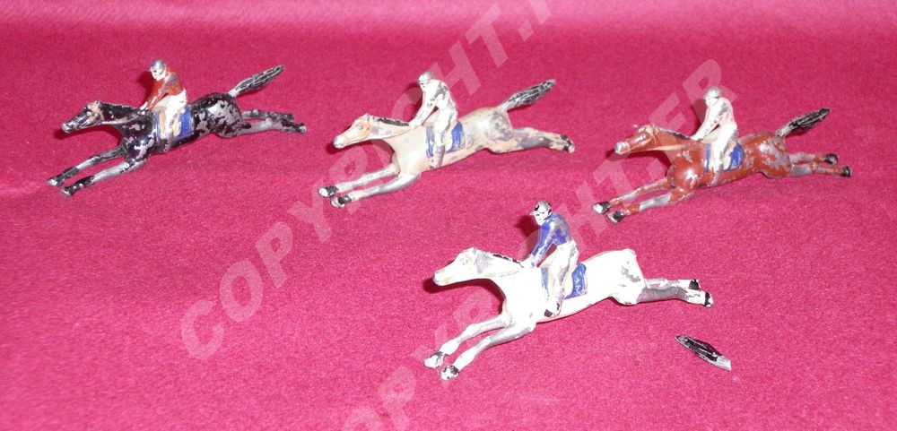 J.A. JOST J.A.J PARIS STEEPLE CHASE 4 CHEVAUX 1920 75 Sergines (89)