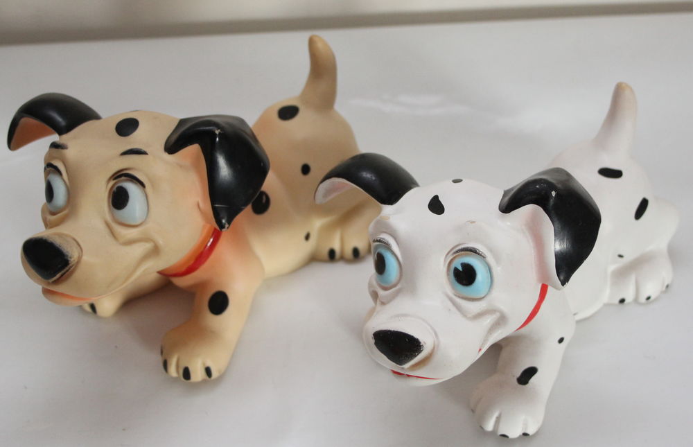 Jouet ancien pouet Delacoste 101 dalmatiens Walt Disney 1963 25 Issy-les-Moulineaux (92)