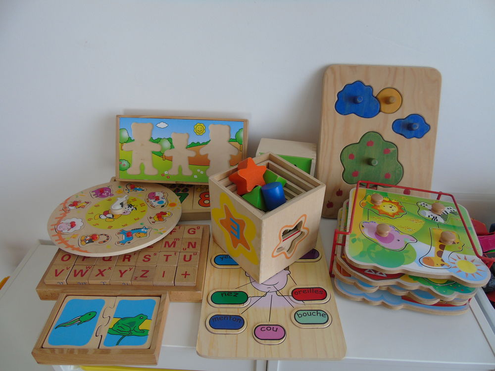 Lot jouets en bois 40 Masevaux (68)