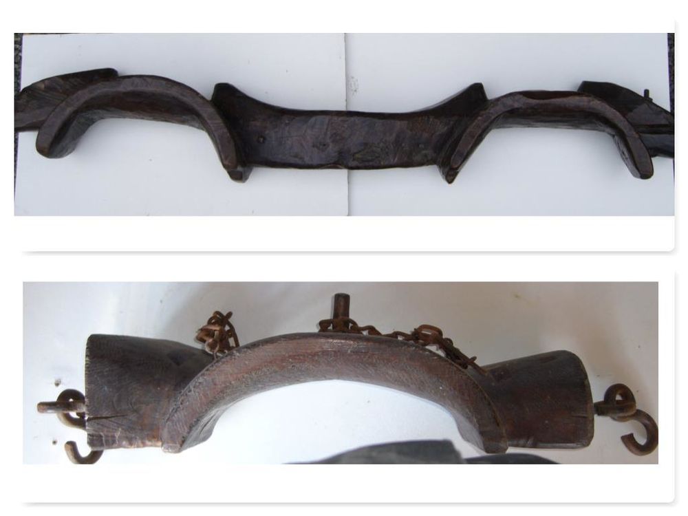 Jougs  d'attelage et joug de dressage pour boeufs
25 Les Achards (85)