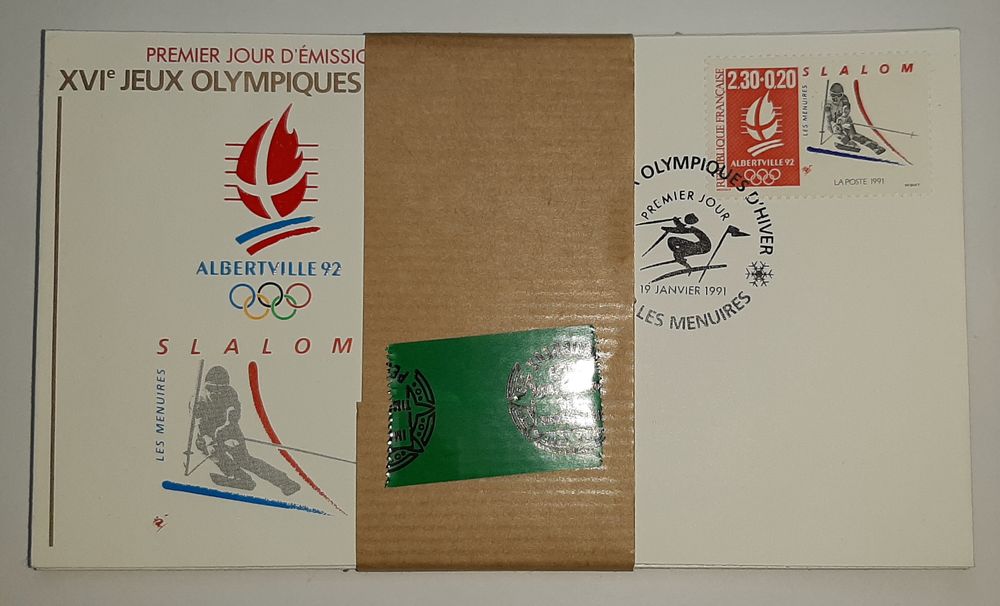 Lot 10 env 1er Jour, diff�rentes disciplines JO Alberville92 11 Lalinde (24)