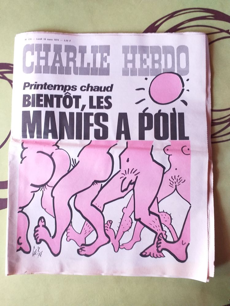 JOURNA CHARLIE HEBDO N°174 ANNEE 1974 3 Chaumont (52)
