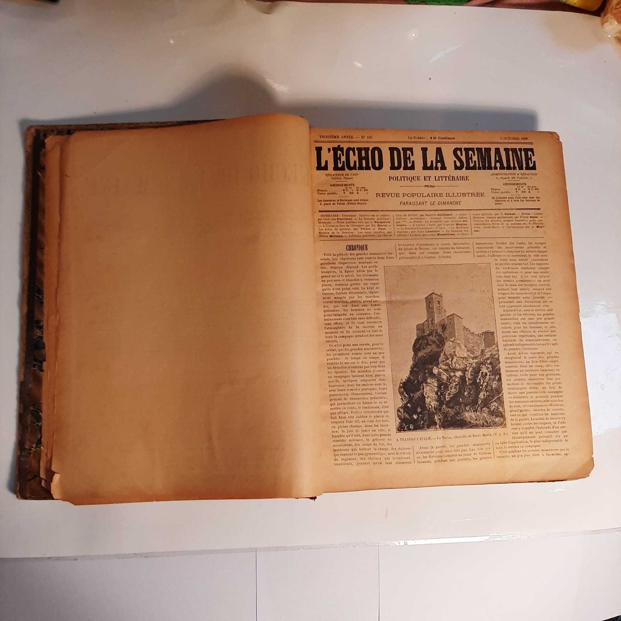 Journal ancien rare. 47000 Paris 20 (75)