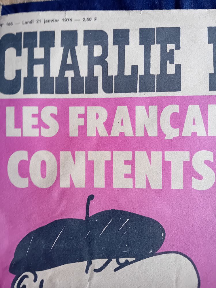 JOURNAL CHARLIE HEBDO ANNEE 1974 3 Chaumont (52)