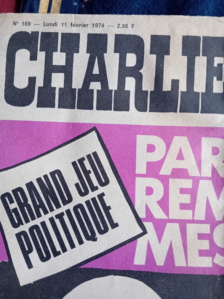 JOURNAL CHARLIE HEBDO ANNEE 1974 3 Chaumont (52)