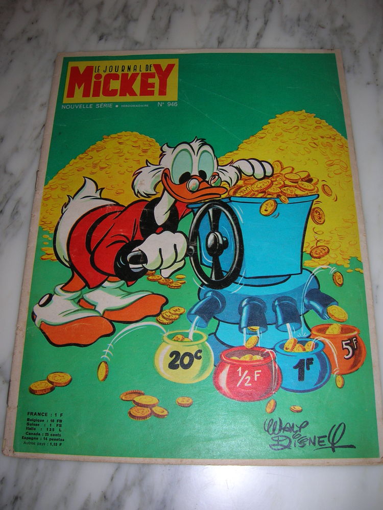 Le journal de Mickey 1970 N° 946  10 Châteauroux (36)