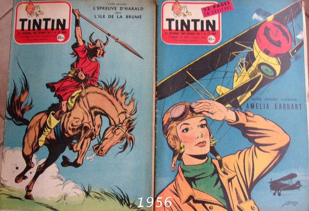 Le journal de TINTIN de 1956 � 1962 3 B�thencourt-sur-Mer (80)