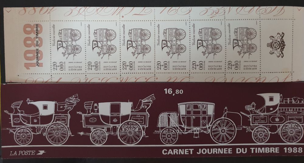 JOURNEE DU TIMBRE BC2526A de 1988 75% de la faciale 2 Jou�-l�s-Tours (37)