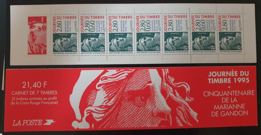 JOURNEE DU TIMBRE BC2935 de 1995 75% de la faciale 2 Jou�-l�s-Tours (37)