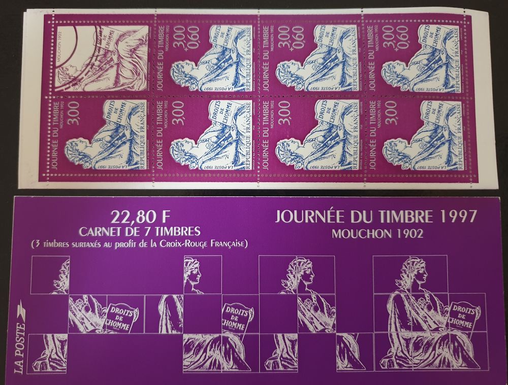 JOURNEE DU TIMBRE BC3053 de 1997 75% de la faciale 3 Jou�-l�s-Tours (37)