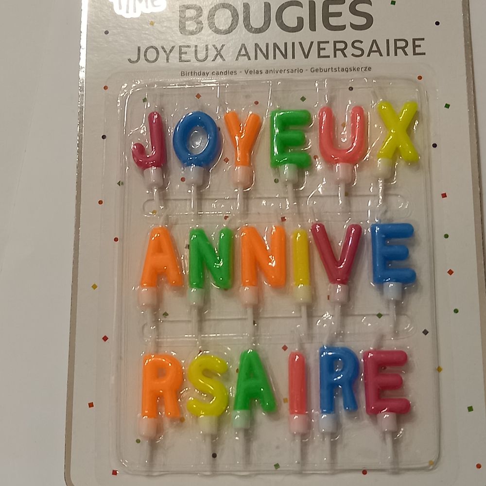 Joyeux anniversaire, 18 bougies tout en couleur 4 Saumur (49)