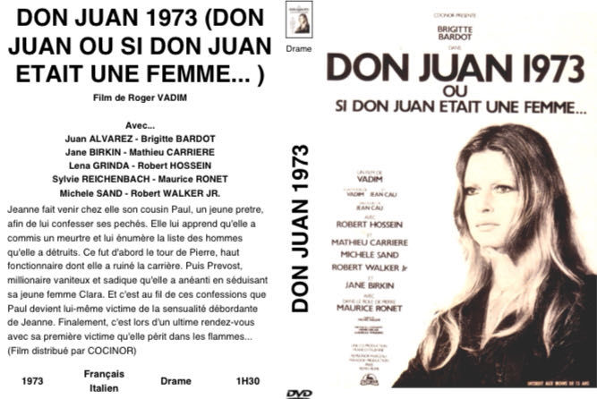   Don Juan 73   (avec Brigitte Bardot) - RARE EN VF 20 Claye-Souilly (77)