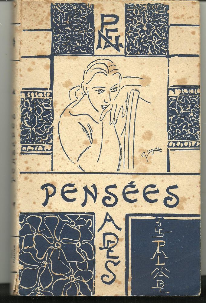 Jules PALMADE Pensades / pens�es en fran�ais et occitan / D�dicace auteur / 1949 50 Montauban (82)