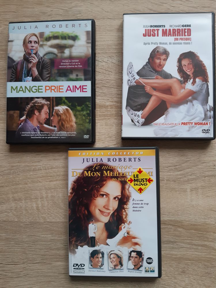DVD  - JULIA  ROBERTS : 3 Le Vernois (39)