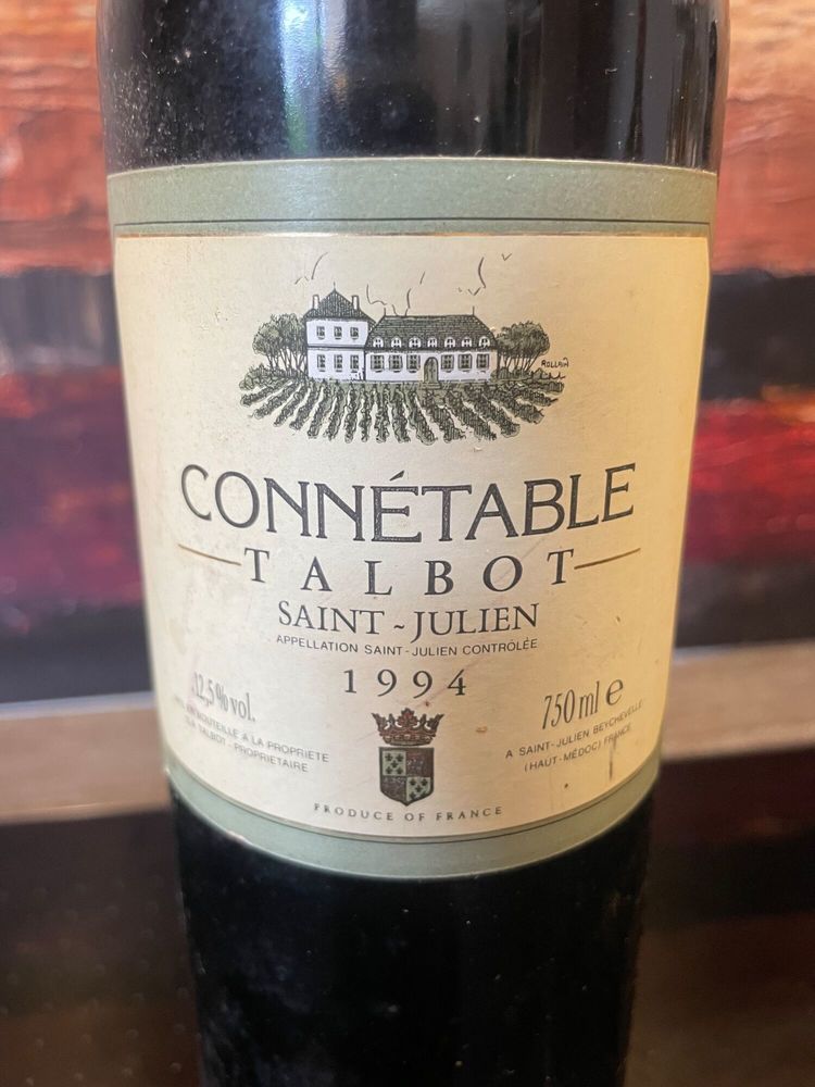 1 BT St JULIEN Ch�teau Connetable Talbot 1994 Bordeaux Rouge 32 Vigneux-sur-Seine (91)