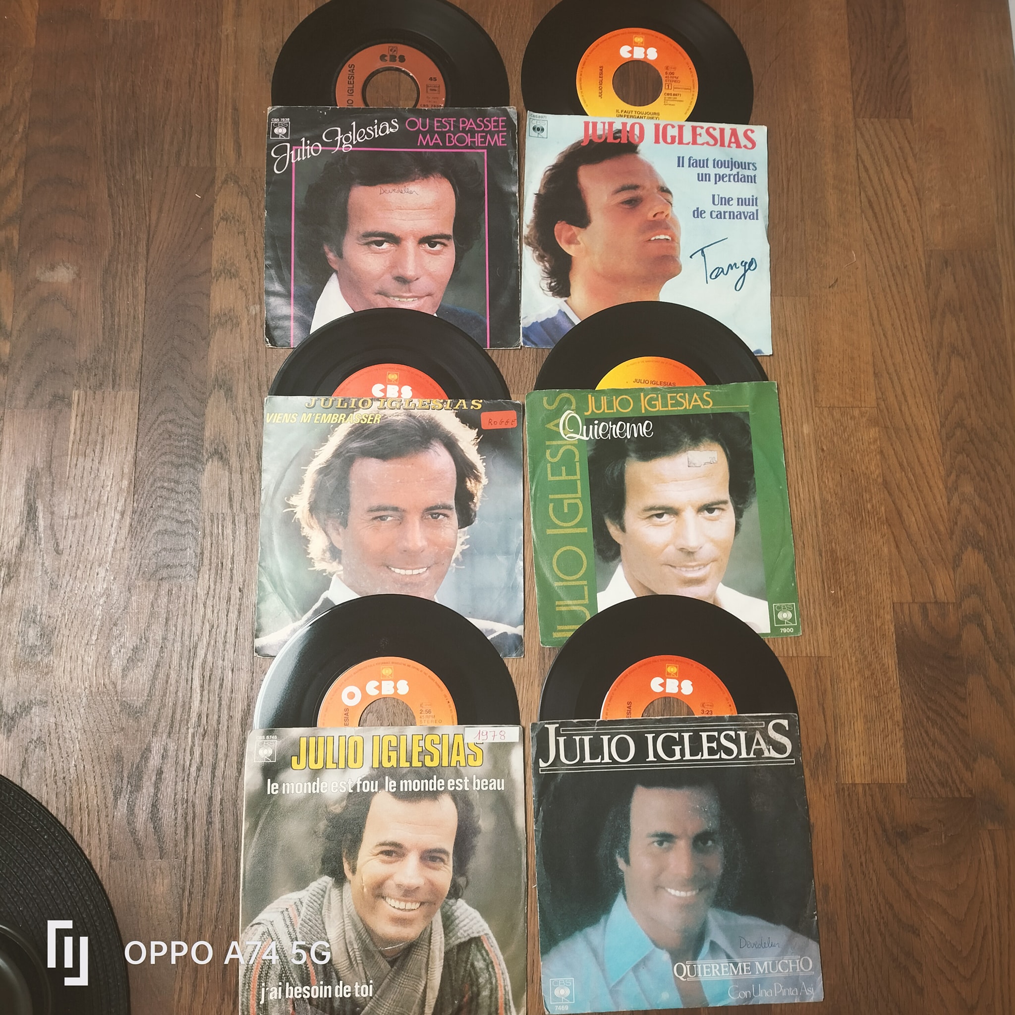 JULIO IGLESIAS - lots de 6 disque 45 tours - bon �tat 5 Tourcoing (59)