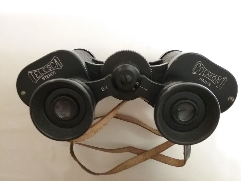 Paire de jumelles anciennes avec étui : 25