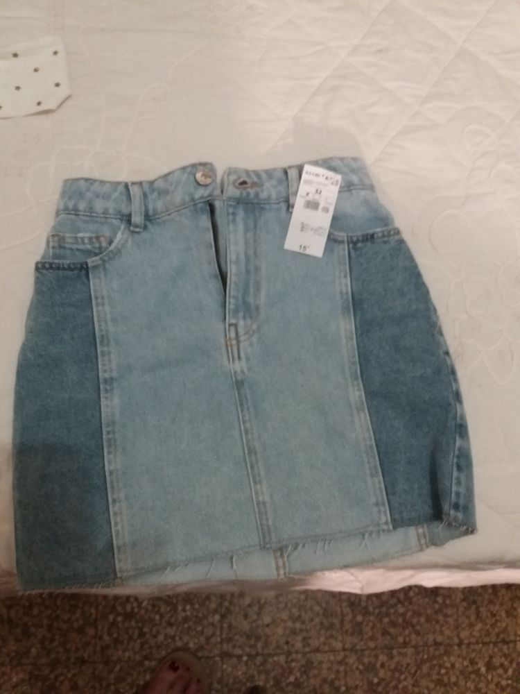 jupe jean neuve avec etiquette kiabi t.32 7 Marseille 5 (13)