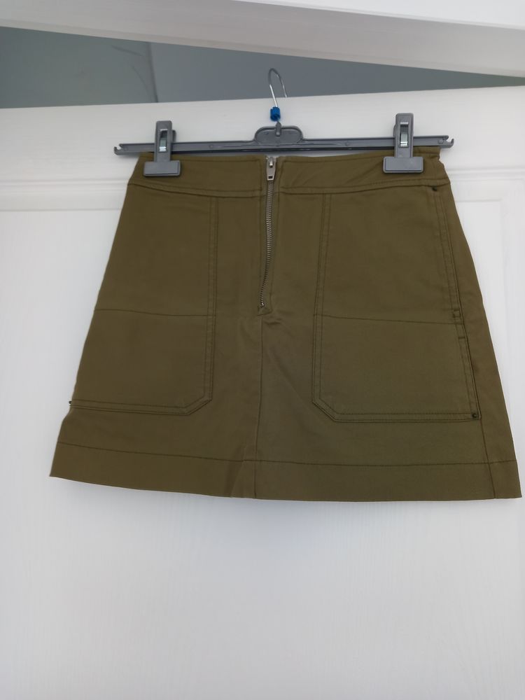 Jupe Kaki avec fermetures  �clairs  en Devant Taille 36/S 5 Saint-Dizier (52)