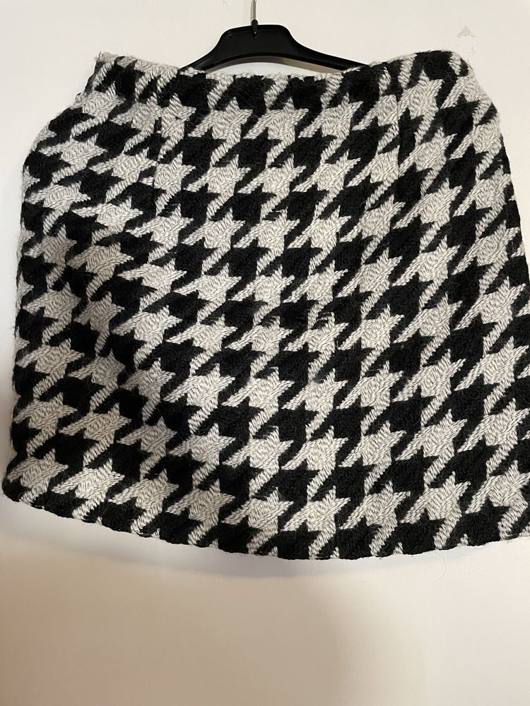 Jupe mi longue motif pied de poule Taille 38 21 Bordeaux (33)