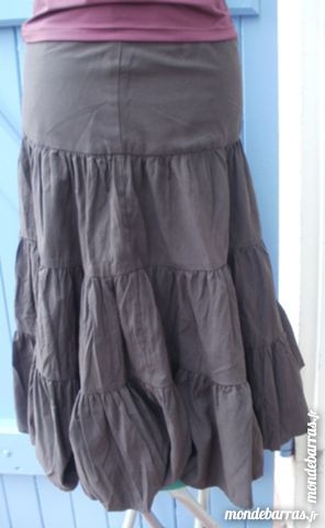Jupe marrron chocolat JENNYFER Taille 34 4 Montauban (82)